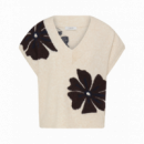 B-Young Blusas y Camisas Jersey B.YOUNG Vneck Fig mel flower