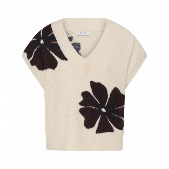 B-Young Blusas y Camisas Jersey B.YOUNG Vneck Fig mel flower