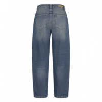 B-Young Vaqueros Mujer Jeans B.YOUNG Bykalluna Mid blue denim