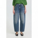 B-Young Vaqueros Mujer Jeans B.YOUNG Bykalluna Mid blue denim