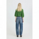 B-Young Vaqueros Mujer Jeans B.YOUNG Bykalluna Mid blue denim