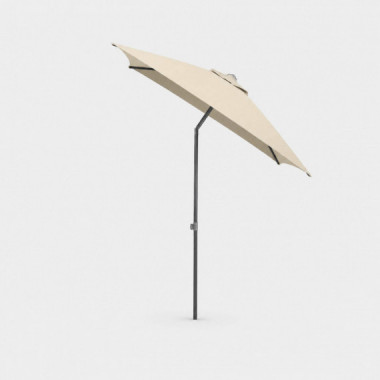 Sombrilla de Jard&iacute;n Easy Push Rectangular 150X210 Cm Color Antracita Mate/natural &ndash; Kettler&reg;  KETTLER