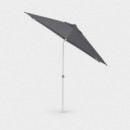 Sombrilla de Jardín Easy Push Redonda Ø230 Cm Color Plata/antracita – Kettler®  KETTLER