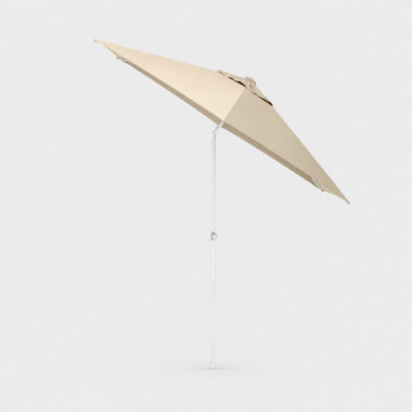 Sombrilla de Jard&iacute;n Easy Push Redonda &Oslash;300 Cm Color Blanco Mate/natural &ndash; Kettler&reg;  KETTLER