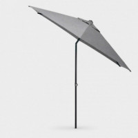 Sombrilla de Jardín Easy Push Lx Redonda Ø300 Cm Color Antracita Mate/gris Moteado – Kettler®  KETTLER