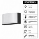 Aplique Led de Pared Serie Milo Luz Fría AIRMEC 10.5W