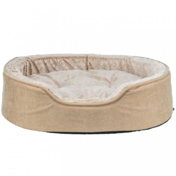 TRIXIE Cama Vital Lino Soft Beige y Crema 110X92 Cm