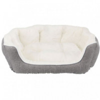 TRIXIE Cama Davin Gris y Crema 60X45 Cm