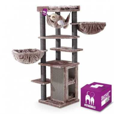 Pet Rebels Rascador Ramses Capuchino 158 Cm  PETREBELS