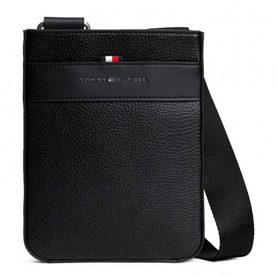 Bolso Mensajero Texturizado con Logo Metálico  TOMMY HILFIGER