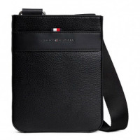 Bolso Mensajero Texturizado con Logo Metálico  TOMMY HILFIGER