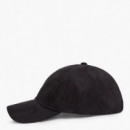 Gorra de béisbol de pana con logo bordado
