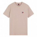 Camiseta con cuello redondo y logo
