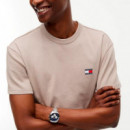 Camiseta con cuello redondo y logo