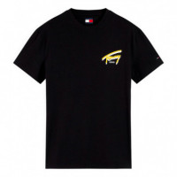 Camiseta de Punto con Logo Trasero  TOMMY HILFIGER