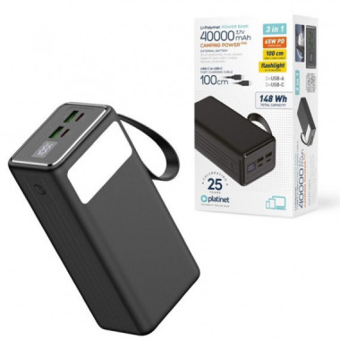 PLATINET Powerbank 40.000MAH 65W Pd PMPB4065