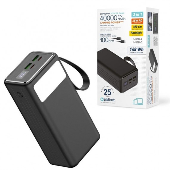 PLATINET Powerbank 40.000MAH 65W Pd PMPB4065