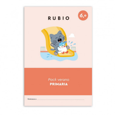 PACK VERANO RUBIO 6.&ordm; DE EDUCACION PRIMARIA (+ 11 A&Ntilde;OS)