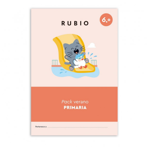 PACK VERANO RUBIO 6.º DE EDUCACION PRIMARIA (+ 11 AÑOS)