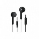UNICO AURICULARES CABLE JACK 3.5MM SEMI IN-EAR MICRO EP2600 NEGRO