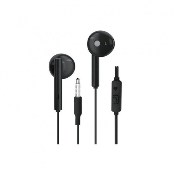 UNICO AURICULARES CABLE JACK 3.5MM SEMI IN-EAR MICRO EP2600 NEGRO