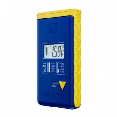 VARTA TESTEADOR DE PILAS LCD DIGITAL AZUL