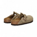 ZUECO PLANTILLA ACOLCHADA ANTE TAUPE