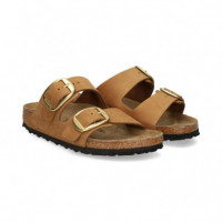 SANDALIA 2 HEBILLAS NOBUCK CUERO