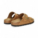 SANDALIA 2 HEBILLAS NOBUCK CUERO