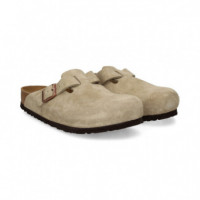 ZUECO PLANTILLA ACOLCHADA ANTE TAUPE