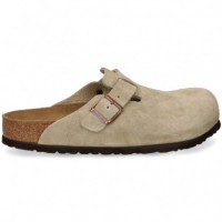 ZUECO PLANTILLA ACOLCHADA ANTE TAUPE