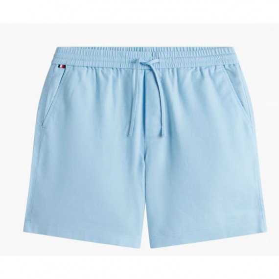 TOMMY HILFIGER - DOVER 8 PO SORONA LINEN 2/2 - DBR - F|MW0MW44353/DBR