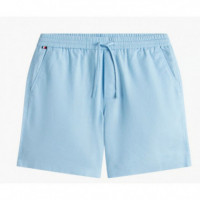 TOMMY HILFIGER - Dover 8 Po Sorona Linen 2/2 - Dbr - F|MW0MW44353/DBR