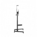 Soporte para TV Reflecta 70PBVC-6040T con Ruedas, 37-70", Máx. 70 Kg, Negro