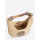 Bolso Hobo de Hombro Nolita Pequeño Efecto Crochet de MICHAEL KORS