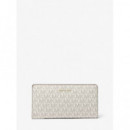 Cartera Bryant grande con logotipo y cierre delantero con botón a presión Michael Kors