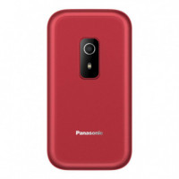 PANASONIC KX-TF600EXR Teléfono Móvil Senior Rojo