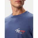 Camiseta Tommy Jeans signature azulon
