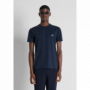 Camiseta Antony Morato azul marina logo reflectante