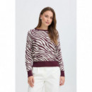 B-Young Jerséis y Sudaderas Pullovers B.YOUNG oneck Animal fig Brown