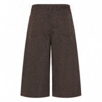 B-YOUNG Pantalones Cortos Shorts B.young Bylupina Java Marrón