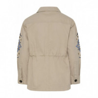 B-YOUNG Chaqueta Mujer Chaqueta B.young Bykikila Humus Beige