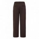B-Young Pantalones mujer Pantalones B.YOUNG Rowan Wide Java Pinstripe