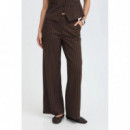 B-Young Pantalones mujer Pantalones B.YOUNG Rowan Wide Java Pinstripe