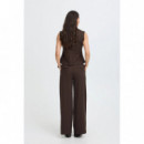 B-Young Pantalones mujer Pantalones B.YOUNG Rowan Wide Java Pinstripe