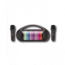 SAMI Altavoz Bluetooth Karaoke C/2 Microfonos VIVA RS-990,RGB,USB,Micro Usb,Efecto Sonido,20W,3600Mh