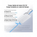 XIAOMI Bateria Portatil Externa 20000mAh Gris Claro Cable Tipo C Integrado PB2020MI