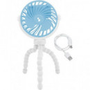 BEPER Mini Ventilador FLexible Recargable P206VEN431