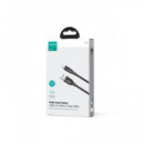 JOYROOM Cable Datos TIpo C/M a USB A 100W 1Mtr A34 Negro Trenzado