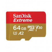 SANDISK Tarjeta Memoria Micro Sd+adaptador 64GB 170MB/S 4K